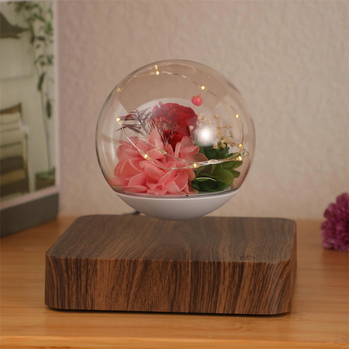 Magnetic Levitating Flower Light