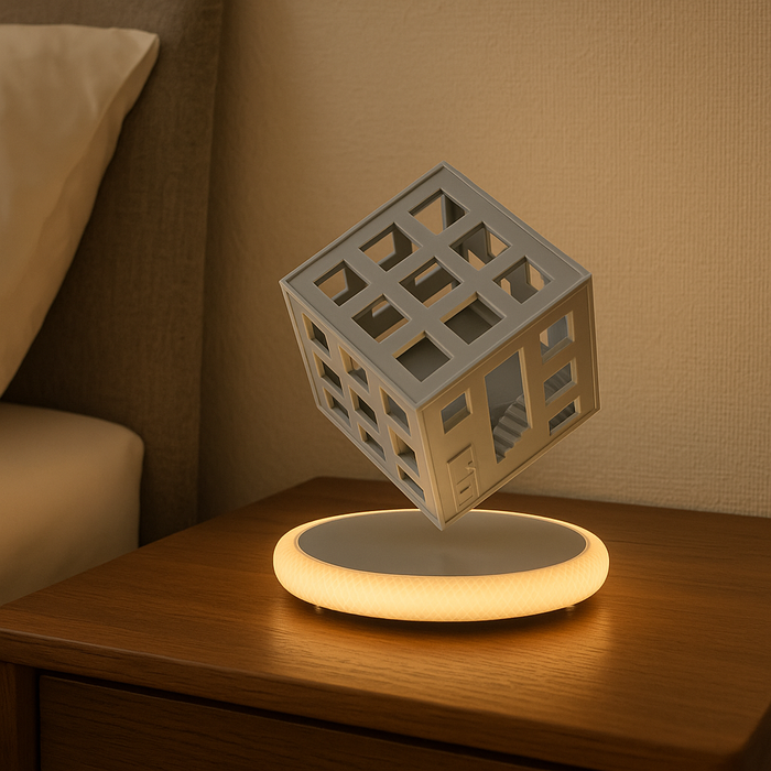 Levitating Cube Lamp
