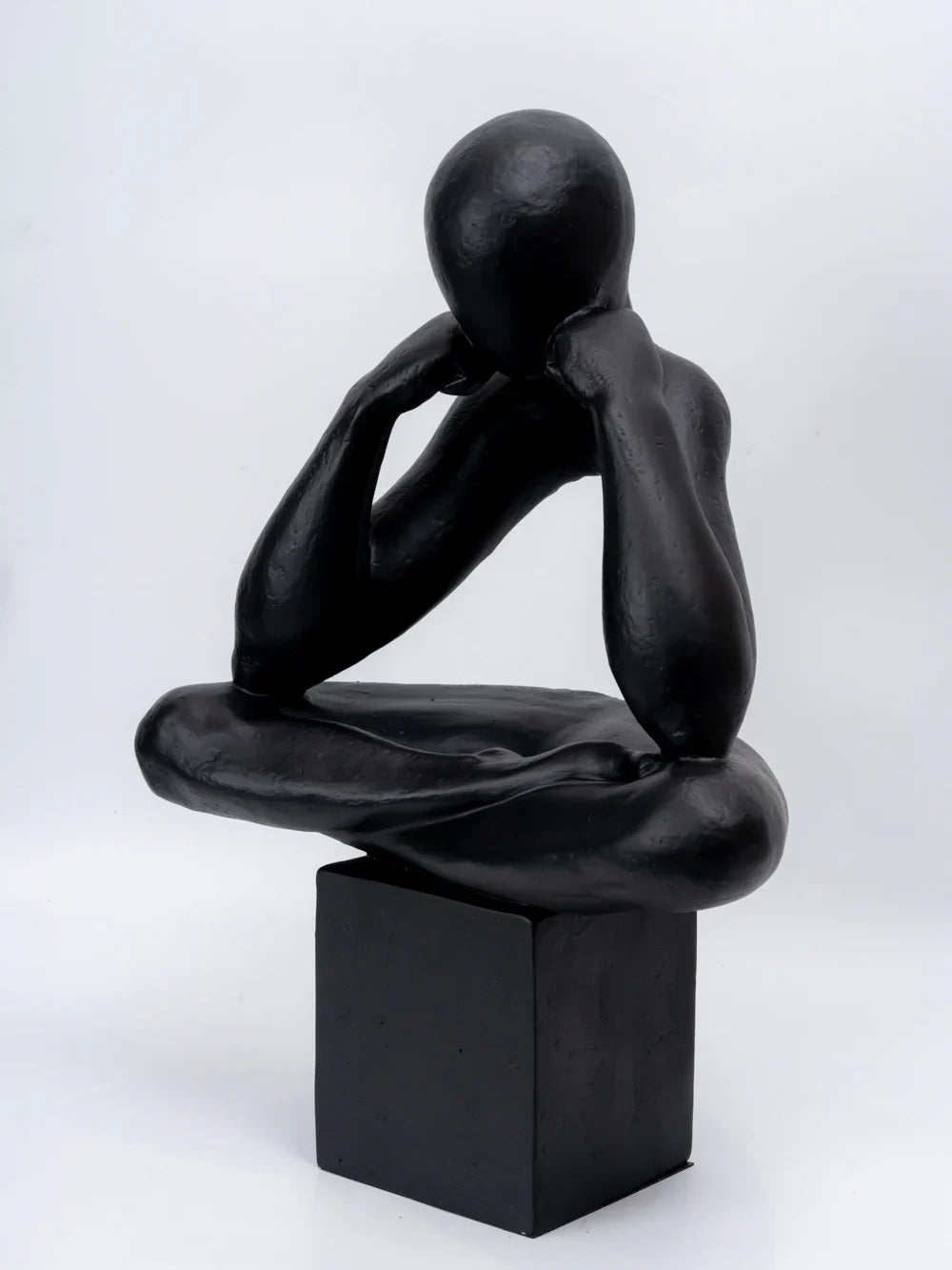 Luxe Abstract Deep Thinker Sculpture