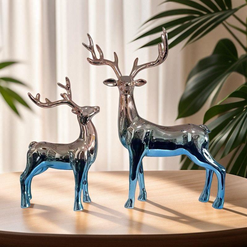 Elegant Reindeer Decoration Set 2pcs