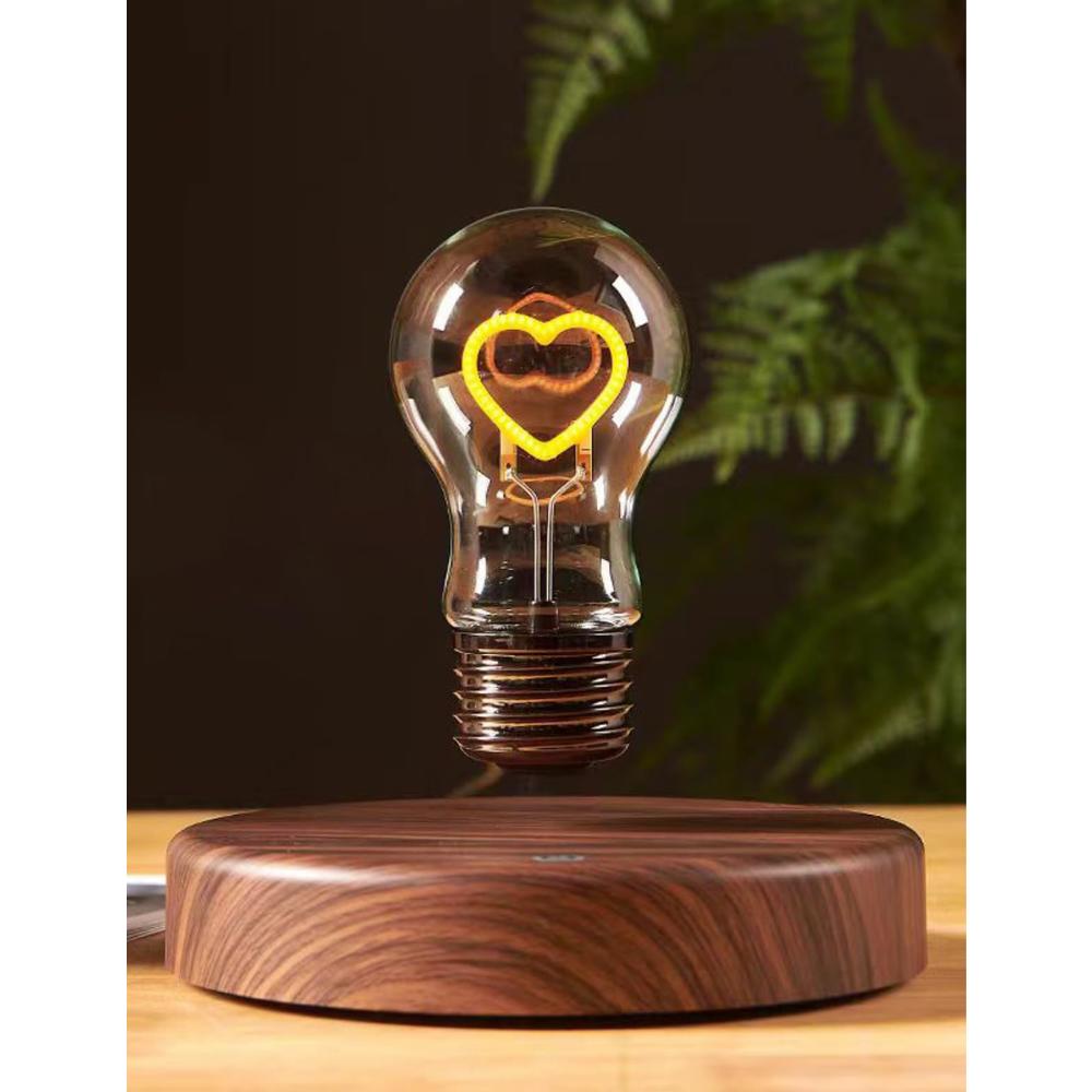 Levitating Heart LED Neon Light Bulb
